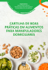 Capa livro CARTILHA DE BOAS PRÁTICAS EM ALIMENTOS PARA MANIPULADORES DOMICILIARES